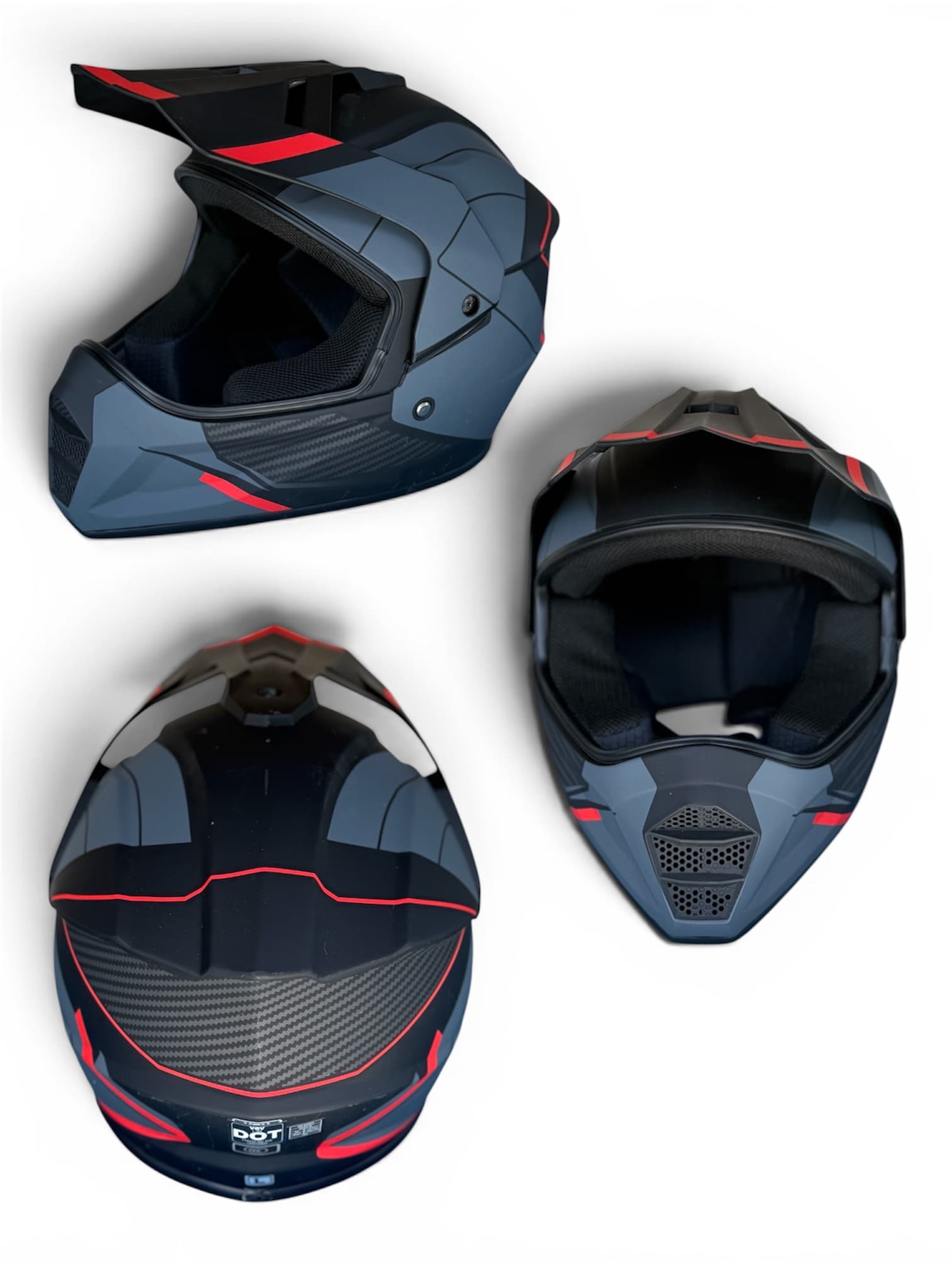 CASCA PROTECTIE NEGRU/GRI MATTE