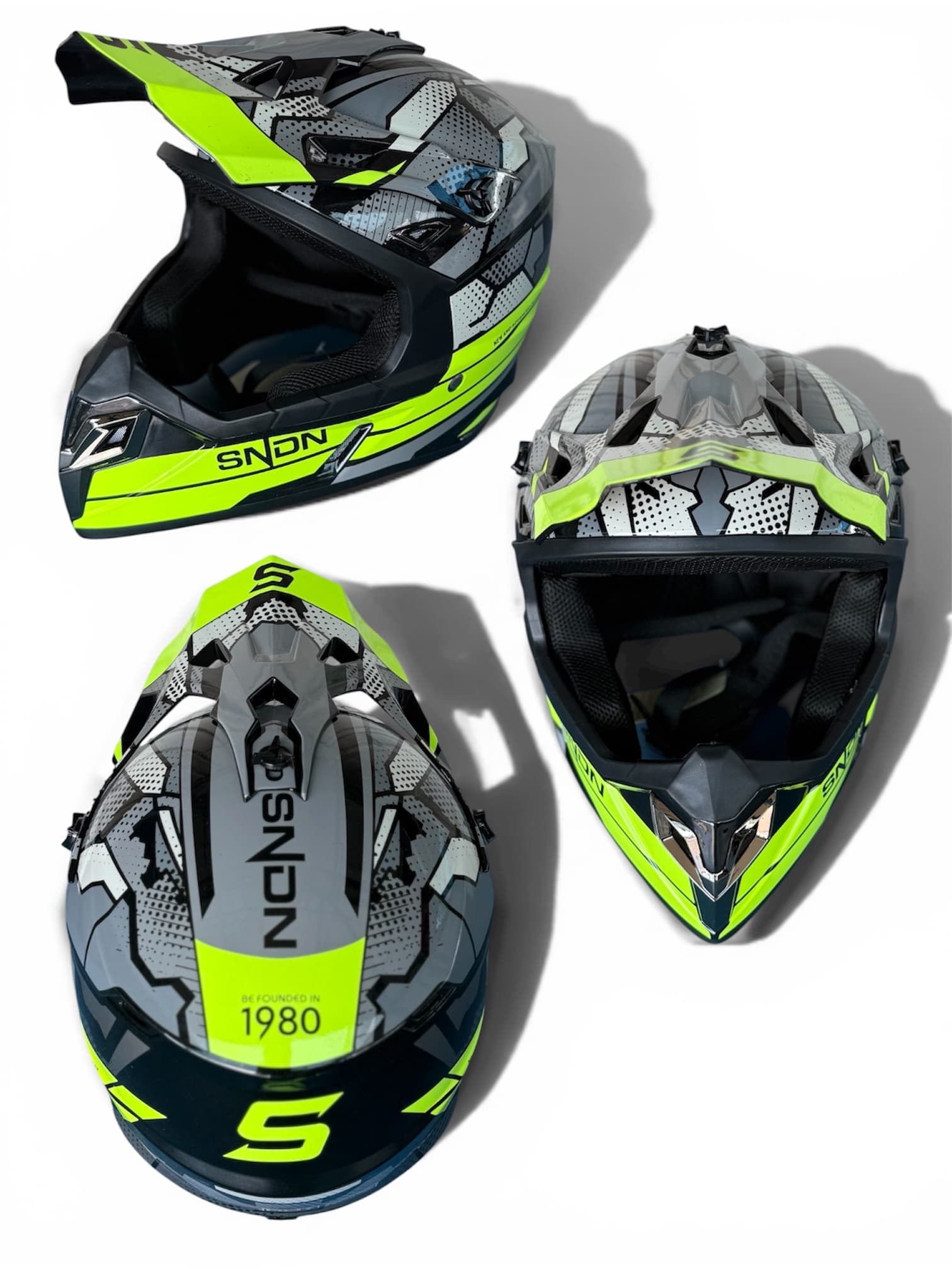 CASCA PROTECTIE VERDE-LIME/GRI