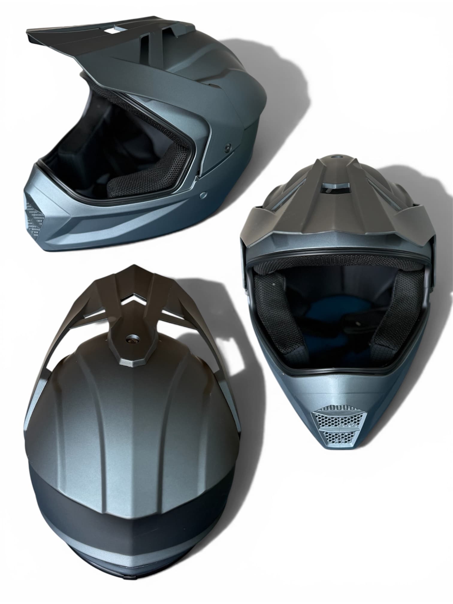 CASCA PROTECTIE GRI MATTE